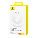 Kabel Baseus Superior Typ C-Typ C 240W 1m (biały) Baseus