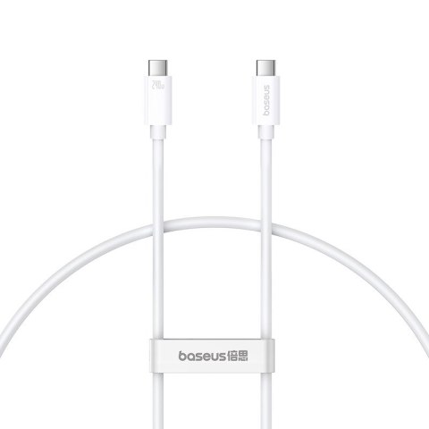 Kabel Baseus Superior Typ C-Typ C 240W 1m (biały) Baseus Kabel Baseus Superior Typ C-Typ C 240W 1m (biały) Baseus