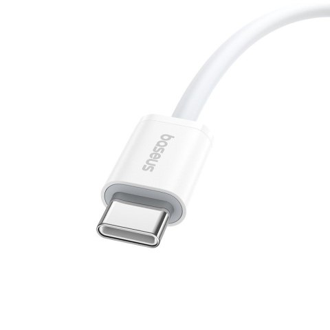 Kabel Baseus Superior Typ C-Typ C 30W 1m (biały) Baseus Kabel Baseus Superior Typ C-Typ C 30W 1m (biały) Baseus
