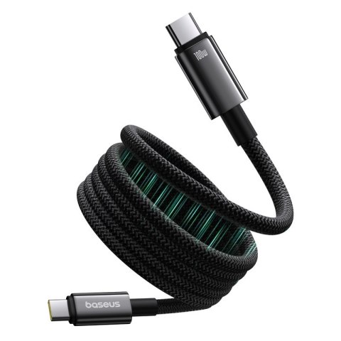 Kabel Baseus Tungsten magnetyczny USB C-USB C 100W 1m (czarny) Baseus
