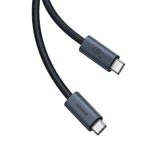 Kabel Baseus Typ C-Typ C 240W 1m (czarny) Baseus Kabel Baseus Typ C-Typ C 240W 1m (czarny) Baseus