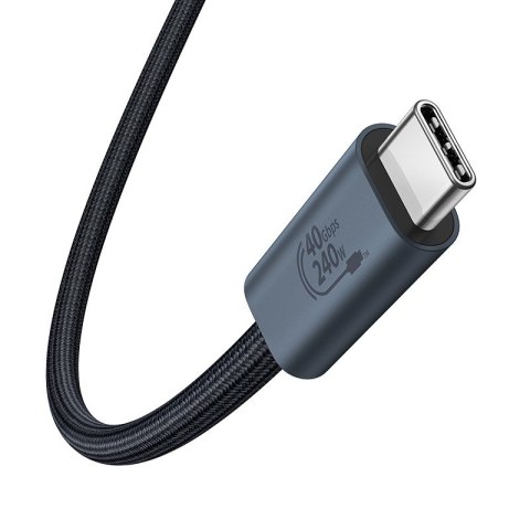 Kabel Baseus Typ C-Typ C 240W 1m (czarny) Baseus Kabel Baseus Typ C-Typ C 240W 1m (czarny) Baseus