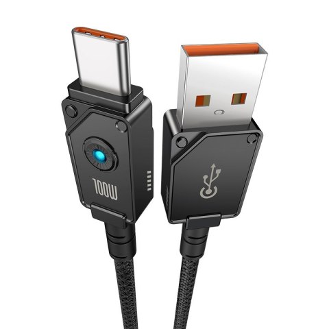 Kabel Baseus Unbreakable USB-USB C 100m 1m (czarny) Baseus Kabel Baseus Unbreakable USB-USB C 100m 1m (czarny) Baseus