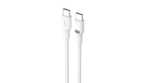 Kabel Havit Typ C-Typ C CB6280 (biały; 100cm) HAVIT Kabel Havit Typ C-Typ C CB6280 (biały; 100cm) HAVIT