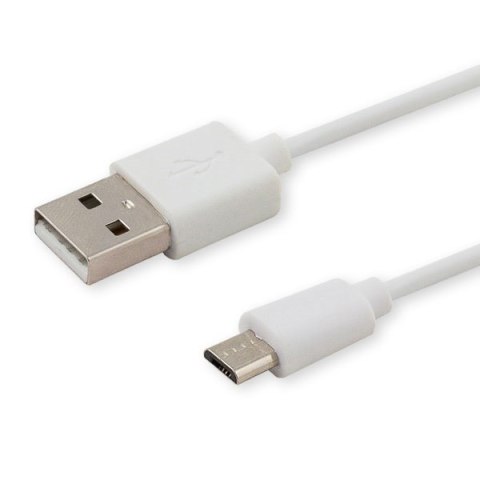 Kabel SAVIO CL-123 (Micro USB - USB 2.0 ; 1m; kolor biały) SAVIO Kabel SAVIO CL-123 (Micro USB - USB 2.0 ; 1m; kolor biały) SAVIO