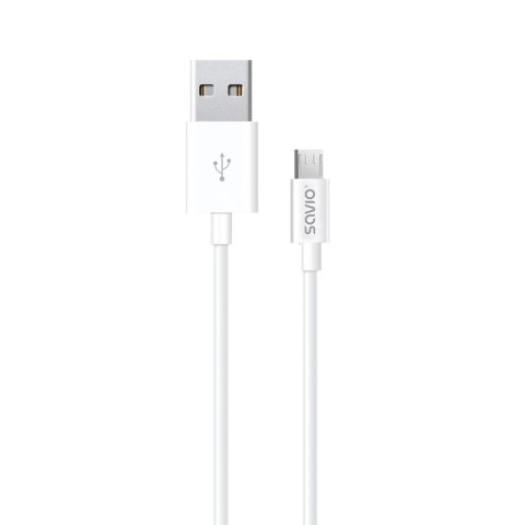 Kabel SAVIO CL-124 (Micro USB - USB 2.0 typu A ; 2m; kolor biały) SAVIO Kabel SAVIO CL-124 (Micro USB - USB 2.0 typu A ; 2m; kolor biały) SAVIO