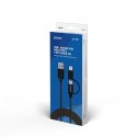 Kabel SAVIO CL-128 (Micro USB typu B, USB typu C - USB 2.0 typu A ; 1m; kolor czarny) SAVIO