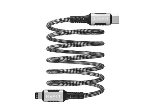 Kabel magnetyczny Havit Typ C-Lightning (czarny) HAVIT Kabel magnetyczny Havit Typ C-Lightning (czarny) HAVIT
