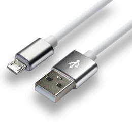 Kabel zasilający everActive CBS-1MW (USB - Micro USB ; 1m; kolor biały) EverActive
