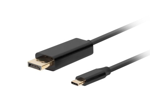 LANBERG KABEL USB-C(M)->DISPLAYPORT(M) 3M 4K 60HZ CZARNY CA-CMDP-10CU-0030-BK Lanberg LANBERG KABEL USB-C(M)->DISPLAYPORT(M) 3M 4K 60HZ CZARNY CA-CMDP-10CU-0030-BK Lanberg