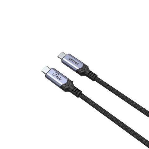 UNITEK KABEL USB-C 3.1 DO ŁADOWANIA, PD 240W, 2M UNITEK UNITEK KABEL USB-C 3.1 DO ŁADOWANIA, PD 240W, 2M UNITEK