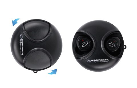 ESPERANZA SŁUCHAWKI DOUSZNE BLUETOOTH TWS ARIES EH228K ESPERANZA SŁUCHAWKI DOUSZNE BLUETOOTH TWS ARIES EH228K