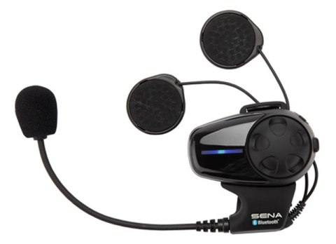 Interkom Motocyklowy Sena SMH10D-10 Bluetooth 3.0 900M z mikrofonem na pałąku, zestaw na 2 kaski SENA Interkom Motocyklowy Sena SMH10D-10 Bluetooth 3.0 900M z mikrofonem na pałąku, zestaw na 2 kaski SENA