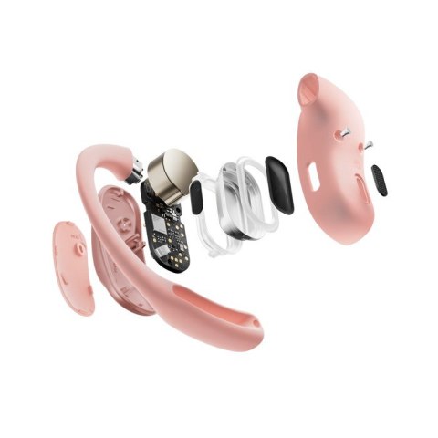Słuchawki bezprzewodowe douszne Shokz OpenFit Air różowe SHOKZ Słuchawki bezprzewodowe douszne Shokz OpenFit Air różowe SHOKZ