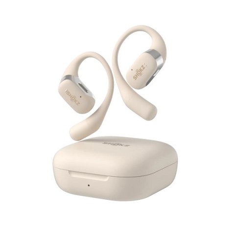 Słuchawki bezprzewodowe douszne Shokz OpenFit beżowe SHOKZ Słuchawki bezprzewodowe douszne Shokz OpenFit beżowe SHOKZ