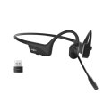 Słuchawki bezprzewodowe kostne Shokz OpenComm2 USB-C + adapter USB-A czarne SHOKZ