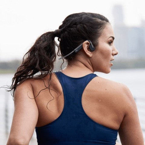 Słuchawki bezprzewodowe kostne Shokz OpenMove USB-C szare SHOKZ Słuchawki bezprzewodowe kostne Shokz OpenMove USB-C szare SHOKZ
