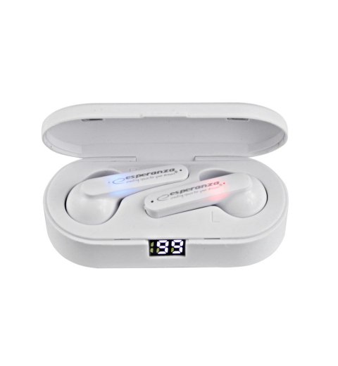 ESPERANZA SŁUCHAWKI DOUSZNE BLUETOOTH TWS PHOEBE EH230W Esperanza ESPERANZA SŁUCHAWKI DOUSZNE BLUETOOTH TWS PHOEBE EH230W Esperanza