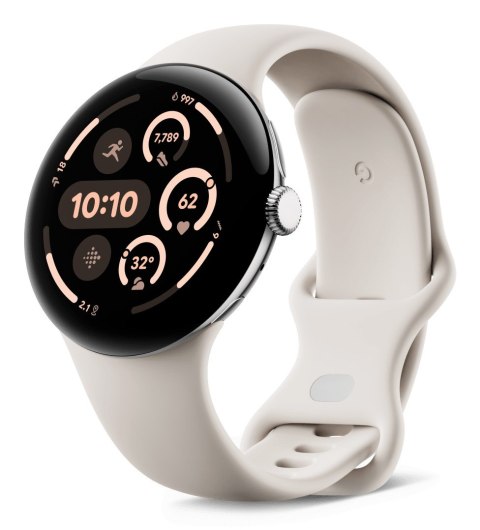 Google Pixel Watch 3 LTE 45mm Silver Porcelain Google Google Pixel Watch 3 LTE 45mm Silver Porcelain Google