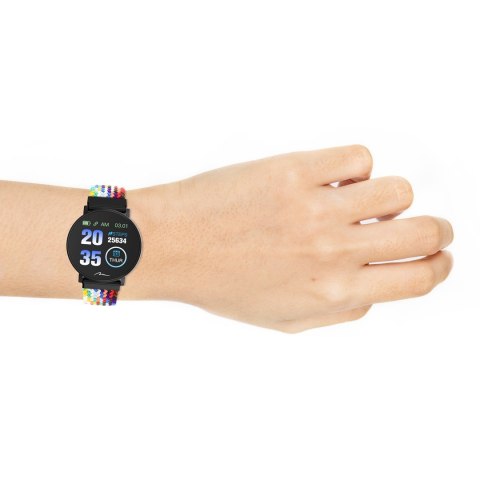 MEDIA-TECH SMARTBAND THAITI, MONITORING CIŚNIENIA KRWI, PULSU ORAZ INNYCH PARAMETRÓW, DWA PASKI NYLONOWE W ZESTAWIE MT871 Media tech MEDIA-TECH SMARTBAND THAITI, MONITORING CIŚNIENIA KRWI, PULSU ORAZ INNYCH PARAMETRÓW, DWA PASKI NYLONOWE W ZESTAWIE MT871 Media tech