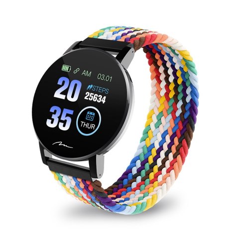MEDIA-TECH SMARTBAND THAITI, MONITORING CIŚNIENIA KRWI, PULSU ORAZ INNYCH PARAMETRÓW, DWA PASKI NYLONOWE W ZESTAWIE MT871 Media tech MEDIA-TECH SMARTBAND THAITI, MONITORING CIŚNIENIA KRWI, PULSU ORAZ INNYCH PARAMETRÓW, DWA PASKI NYLONOWE W ZESTAWIE MT871 Media tech
