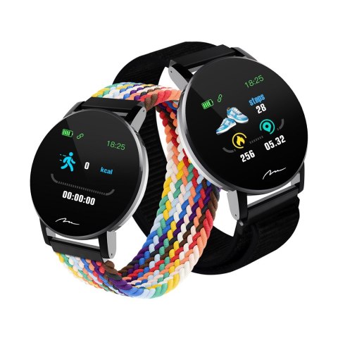 MEDIA-TECH SMARTBAND THAITI, MONITORING CIŚNIENIA KRWI, PULSU ORAZ INNYCH PARAMETRÓW, DWA PASKI NYLONOWE W ZESTAWIE MT871 Media tech MEDIA-TECH SMARTBAND THAITI, MONITORING CIŚNIENIA KRWI, PULSU ORAZ INNYCH PARAMETRÓW, DWA PASKI NYLONOWE W ZESTAWIE MT871 Media tech