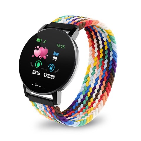 MEDIA-TECH SMARTBAND THAITI, MONITORING CIŚNIENIA KRWI, PULSU ORAZ INNYCH PARAMETRÓW, DWA PASKI NYLONOWE W ZESTAWIE MT871 Media tech MEDIA-TECH SMARTBAND THAITI, MONITORING CIŚNIENIA KRWI, PULSU ORAZ INNYCH PARAMETRÓW, DWA PASKI NYLONOWE W ZESTAWIE MT871 Media tech