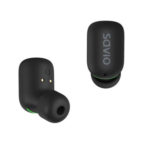 SAVIO BEZPRZEWODOWE SŁUCHAWKI BLUETOOTH 5.1 IPX5 TWS-09 SAVIO SAVIO BEZPRZEWODOWE SŁUCHAWKI BLUETOOTH 5.1 IPX5 TWS-09 SAVIO