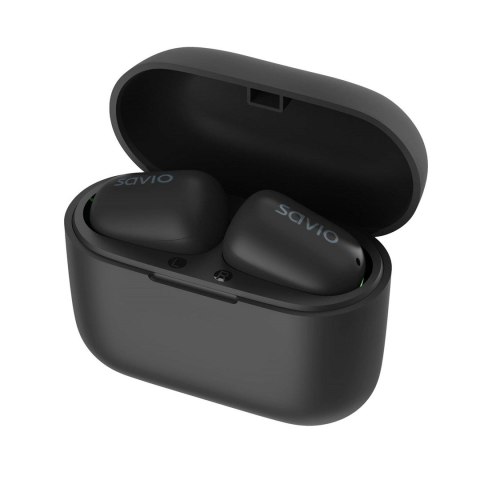 SAVIO BEZPRZEWODOWE SŁUCHAWKI BLUETOOTH 5.1 IPX5 TWS-09 SAVIO SAVIO BEZPRZEWODOWE SŁUCHAWKI BLUETOOTH 5.1 IPX5 TWS-09 SAVIO