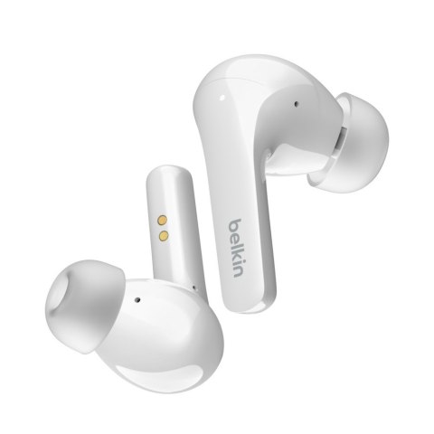 Słuchawki bezprzewodowe douszne Belkin SoundForm Flow Noise Cancellation Earbuds ANC BT5.2 IPX5 White Belkin Słuchawki bezprzewodowe douszne Belkin SoundForm Flow Noise Cancellation Earbuds ANC BT5.2 IPX5 White Belkin