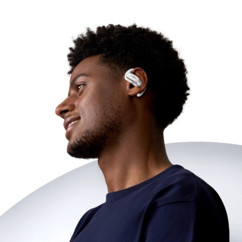 Słuchawki bezprzewodowe douszne Shokz OpenFit Air białe SHOKZ Słuchawki bezprzewodowe douszne Shokz OpenFit Air białe SHOKZ
