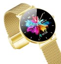 Smartwatch zegarek damski Alexa Lux Gold + różowy pasek Manta Multimedia Sp. z o.o.