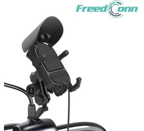 Uchwyt na telefon i ładowarka indukcyjna FreedConn MC29 15W + USB FreedConn Uchwyt na telefon i ładowarka indukcyjna FreedConn MC29 15W + USB FreedConn