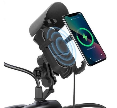 Uchwyt na telefon i ładowarka indukcyjna FreedConn MC29 15W + USB FreedConn Uchwyt na telefon i ładowarka indukcyjna FreedConn MC29 15W + USB FreedConn