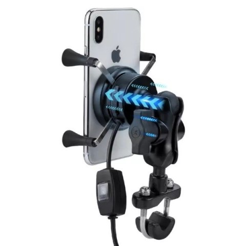 Uchwyt na telefon i ładowarka indukcyjna FreedConn MC7W 10W + USB FreedConn Uchwyt na telefon i ładowarka indukcyjna FreedConn MC7W 10W + USB FreedConn