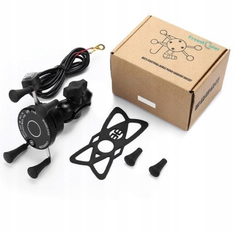 Uchwyt na telefon i ładowarka indukcyjna FreedConn MC7W 10W + USB FreedConn Uchwyt na telefon i ładowarka indukcyjna FreedConn MC7W 10W + USB FreedConn