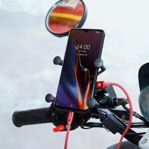 Uchwyt na telefon i ładowarka indukcyjna FreedConn MC7W + BM2R mocowanie do główki ramy FreedConn Uchwyt na telefon i ładowarka indukcyjna FreedConn MC7W + BM2R mocowanie do główki ramy FreedConn