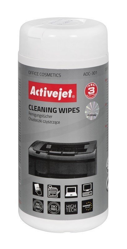 Activejet AOC-301 uniwersalne chusteczki czyszczące 100 szt. Activejet
