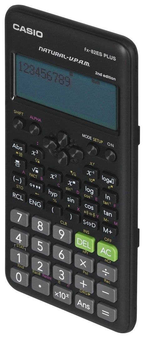 CASIO FX-82ESPLUS-2 KALKULATOR NAUKOWY, 252 FUNKCJE, 77X162MM, CZARNY BOX Casio CASIO FX-82ESPLUS-2 KALKULATOR NAUKOWY, 252 FUNKCJE, 77X162MM, CZARNY BOX Casio