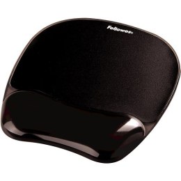Fellowes CRYSTAL podkładka pod mysz i nadgarstek żelowa czarna FELLOWES