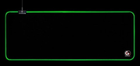 GEMBIRD PODKŁADKA POD MYSZ GAMING, Z EFEKTEM ŚWIETLNYM LED, CZARNA, ROZMIAR - L GEMBIRD GEMBIRD PODKŁADKA POD MYSZ GAMING, Z EFEKTEM ŚWIETLNYM LED, CZARNA, ROZMIAR - L GEMBIRD
