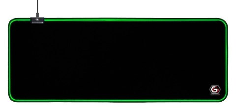 GEMBIRD PODKŁADKA POD MYSZ GAMING, Z EFEKTEM ŚWIETLNYM LED, CZARNA, ROZMIAR - L GEMBIRD GEMBIRD PODKŁADKA POD MYSZ GAMING, Z EFEKTEM ŚWIETLNYM LED, CZARNA, ROZMIAR - L GEMBIRD