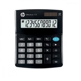 HP Kalkulator biurowy HP OC 112/INT BX, 12-cyfr. wyświetlacz, 125x101x33mm, czarny Hewlett-Packard