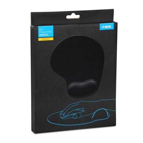 PODKŁADKA POD MYSZ I-BOX MP003 CZARNA, GELPAD IBOX PODKŁADKA POD MYSZ I-BOX MP003 CZARNA, GELPAD IBOX