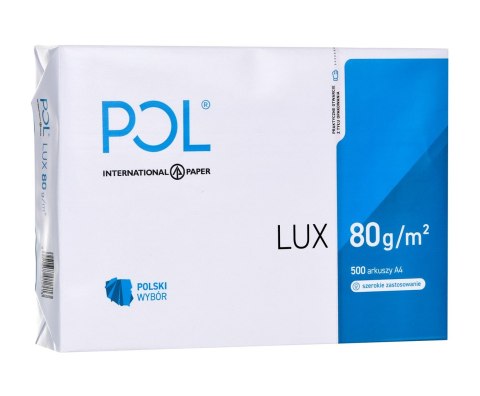 Papier xero ksero biurowy POLLUX (A4; 80g/m2; 500 szt.arkuszy; kolor biały, matowy) Igepa Papier xero ksero biurowy POLLUX (A4; 80g/m2; 500 szt.arkuszy; kolor biały, matowy) Igepa