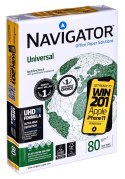 Papier xero ksero biurowy Universal Premium Navigator 8247A80 (A4; 80g/m2; 500 szt.arkuszy; papier biały) Igepa