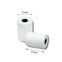 QOLTEC ROLKA TERMICZNA 57X30 | 55G/M2 | 10SZT | BPA FREE Qoltec