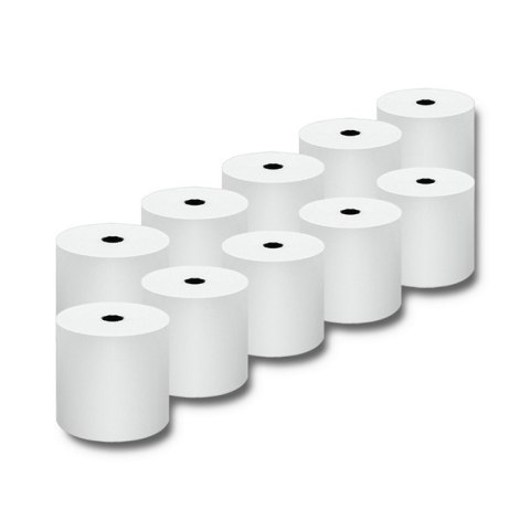 QOLTEC ROLKA TERMICZNA 80X80 | 55G/M2 | 10SZT. | BPA FREE Qoltec