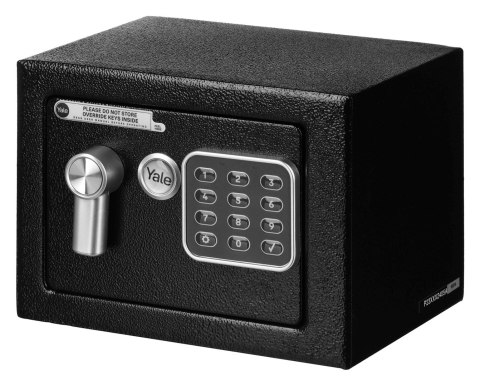 Yale Mini Electronic Safe Black Sejf podstawowy YSV mini czarny Yale Yale Mini Electronic Safe Black Sejf podstawowy YSV mini czarny Yale
