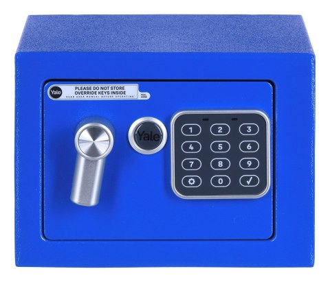 Yale Mini Electronic Safe Blue Sejf podstawowy YSV mini niebieski Yale